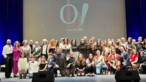 Momento de la �ltima gala de los Premios OH, celebrada en el teatro Jovellanos de Gij�n el pasado enero