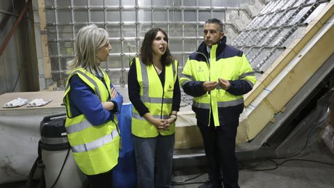 Antonio Llago durante una visita reciente a la empresa de la conselleira de Econom�a