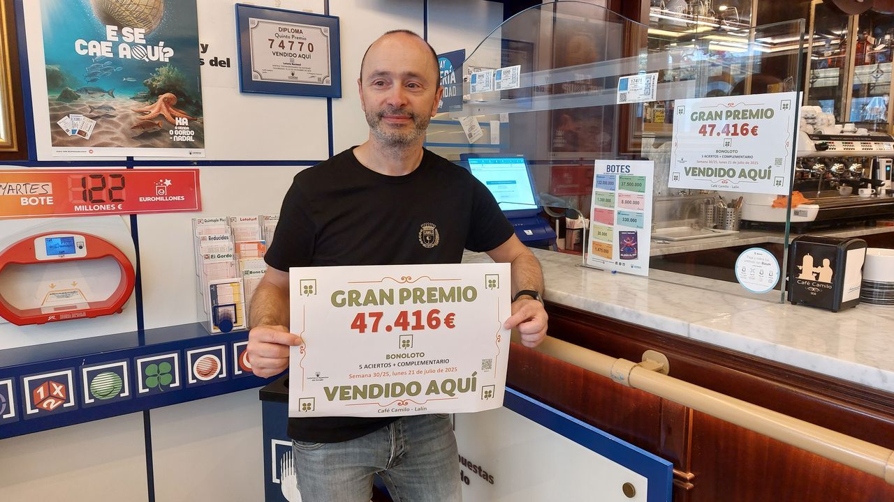Una Bonoloto deja en Lalín un premio de 47.416 euros