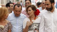 La vicepresidenta del Gobierno en funciones, Carmen Calvo, el pasado s�bado en la feria de M�laga