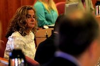 Carmela Silva particip� activamente en el pleno municipal celebrado el pasado lunes. 