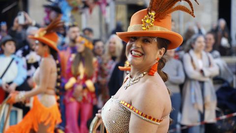 Desfile del s�bado de pi�ata en Celanova