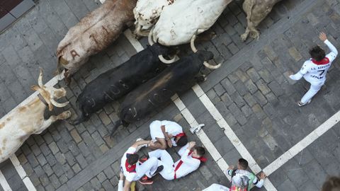 Ning�n herido por asta en el primer encierro de los Sanfermines 2026