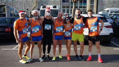 Carreras de San Silvestre en Ourense.La prueba de Castrelo de Mio es la decana de las que se celebran en la provincia en esa fecha