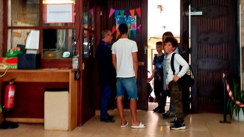 Primer d�a de clase en un colegio de Oporto.