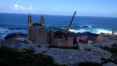 Comienza la rehabilitacin del santuario de Virxe de A Barca
