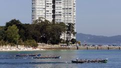 Mugardos y Ares compitieron junto a la isla de Toralla