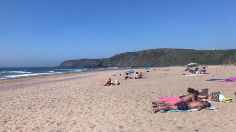 La playa de Xag� hoy, 30 de mayo