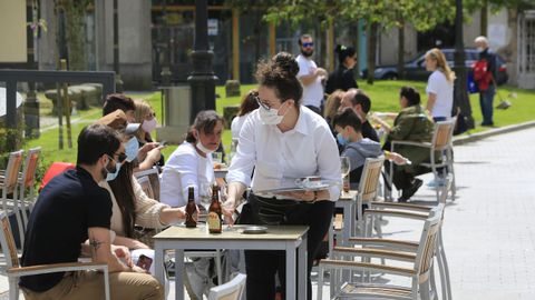 Terrazas en Campo Castelo, en Lugo 