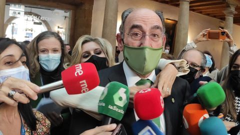 El presidente de Iberdrola, Ignacio Galn, en el hall del Reconquista