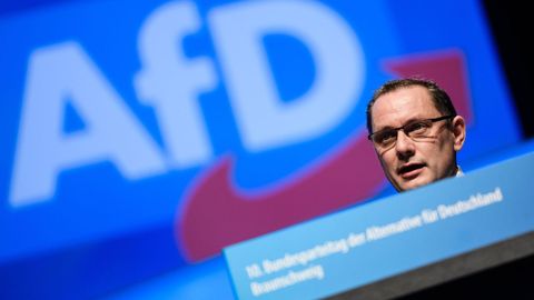 Tino Chrupalla, nuevo copresidente de la ultraderechista AfD 