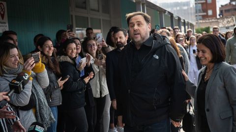 Desde el 3 de marzo,Junqueras sale de prisi para trabajar como docente en la Universidad de Manresa