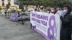 Marea lila en Ferrol