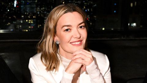 Marta Ortega, en un momento de la cena celebrada esta semana en Nueva York