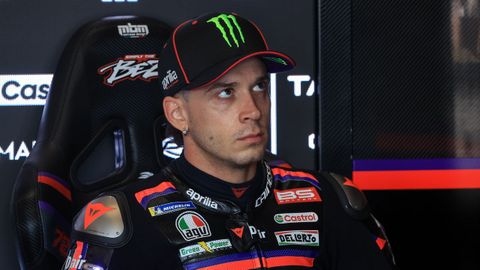 Marco Bezzecchi, durante una sesi�n de entrenamientos del Gran Premio de Brno.