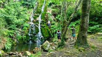 Escouridal, una de las cascadas con mayor desnivel de Galicia, 80 metros