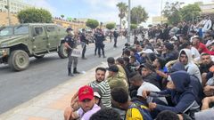 Tensi�n en un centro de migrantes de Ceuta