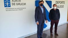 Jos� Ram�n Lete y Manuel Ruiz tuvieron una reuni�n para hablar sobre el centro de tecnificaci�n de Ribeira