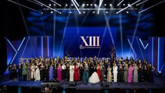 Acto de reconcimiento a las consideradas�Top 100 Mujeres L�deres de Espa�a, entre ellas, la presidenta del Celta, Mari�n Mouri�o.