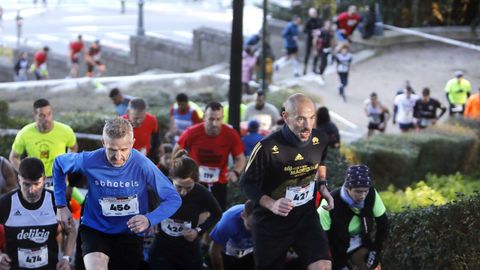 Subida ao Castro, que forma parte de la Runrun Vigo, circuito de carreras populares