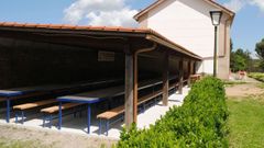 Imagen del centro social de Celas, que recientemente fue reformado y cuenta con bar