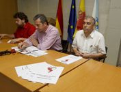 La junta directiva arlequinada busca un local en el que celebrar la asamblea informativa. 