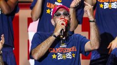 Borja Iglesias, protagonista en la celebraci�n de la selecci�n espa�ola