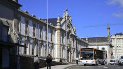 Exterior del edificio del antiguo Fogar de Santa Mar�a