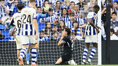 Josema Gim&eacute;nez, ante la Real Sociedad