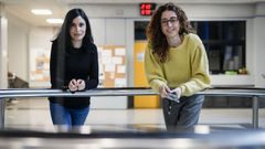 Sandra Rivas y Beatriz Gull�n, investigadoras que lideraron un trabajo sobre el aprovechamiento de los restos de podas