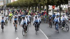 En el D�a da Bicicleta hay participantes de todas las edades.
