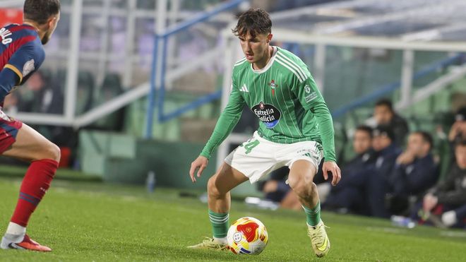 Azael, en un partido disputado en A Malata este curso. 