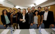 Acto de presentaci�n del rodaje, que comenz� ayer. 