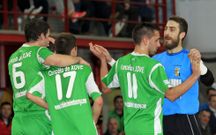 Nete, Marcos, Turero y Pulido celebran el primer gol xovense ayer. 