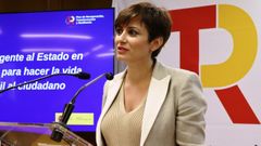 La ministra de Pol�tica Territorial, Isabel Rodr�guez, en A Coru�a