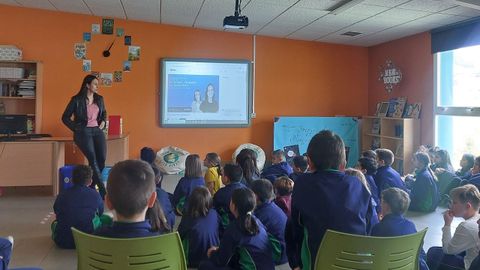 Un momento de la conexin con Ariadna Farrs