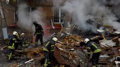 Da�os por los bombardeos rusos