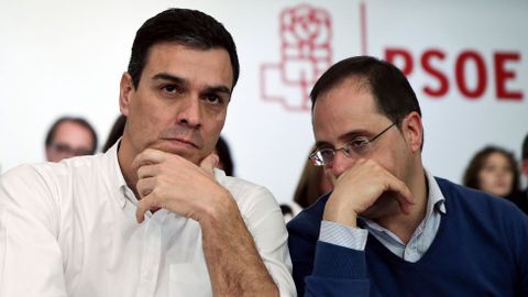 Pedro Snchez y su nmero dos, Csar Luena