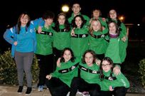 Los nadadores monfortinos, en su desplazamiento a Xove