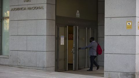 Imagen de archivo de la entrada a la Audiencia Nacional