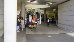 Entrada del Servicio de Urgencias del CHUO