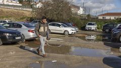 El nuevo p�rking de Sar es un barrizal