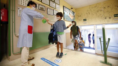 Vuelta al cole en el colegio de Barcelos