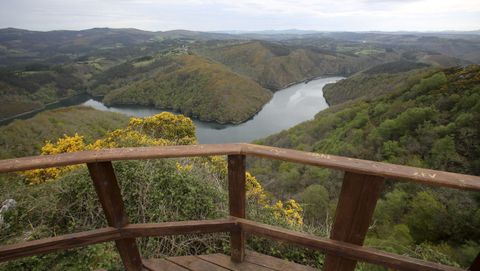 Vistas desde el mirador de Carboeira, en las Fragas do Eume