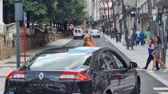 Los coches ya pueden pasar por Bedoya con normalidad, pero las obras contin�an en la zona.