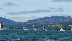 Imagen de la segunda prueba de la regata.
