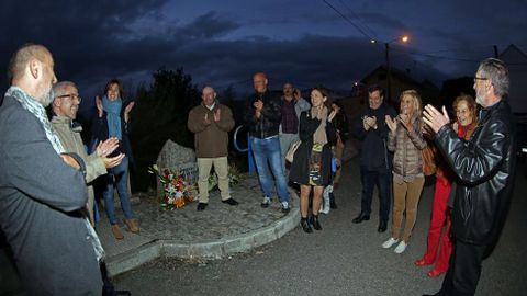 Homenaje a los mártires de Cans en Porto do son