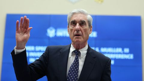 Robert Mueller, antes de prestar declaraci�n ante el comit�