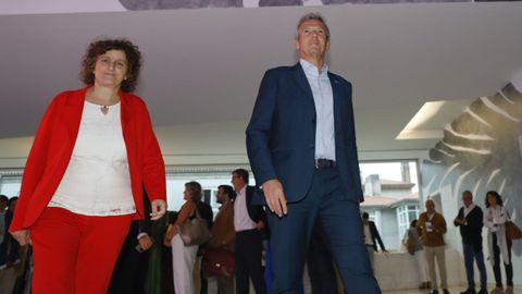 Goretti Sanmart�n y Alfonso Rueda, en una imagen de archivo.