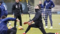 Iv�n Villar: �Es una satisfacci�n que los tres porteros del Celta seamos de casa�